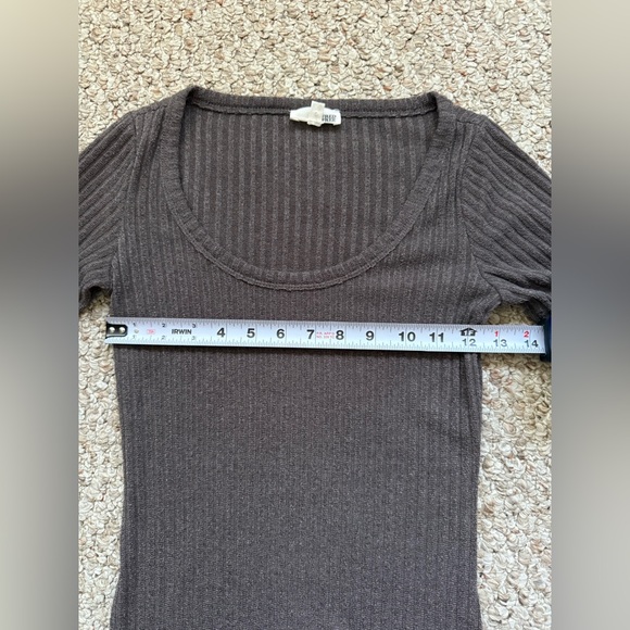 Wilfred Free Anouck Ribbed Long Sleeve Dress Sz XS - Picture 5 of 6